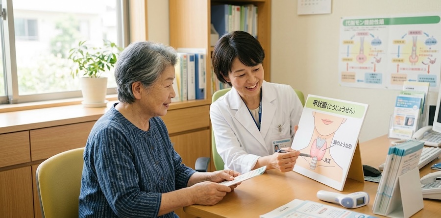 甲状腺の位置